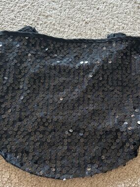 PrettyLittleThing Black Drawstring Detail Top